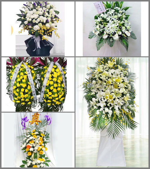 湖北荆州市松滋市洈水镇花园洲村白事花篮预定